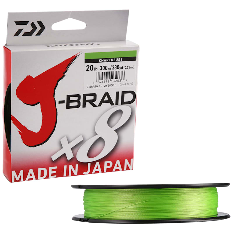 Daiwa J-Braid 8-Strand Braided Line