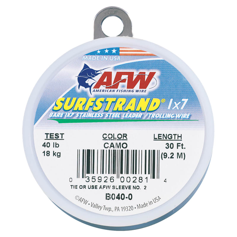 American Fishing Wire SurfStrand Uncoated Wire