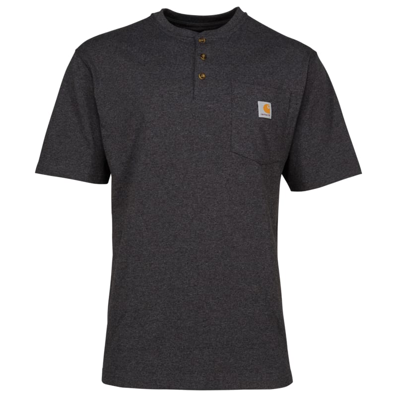 Carhartt Loose-Fit Heavyweight Short-Sleeve Pocket Henley for Men