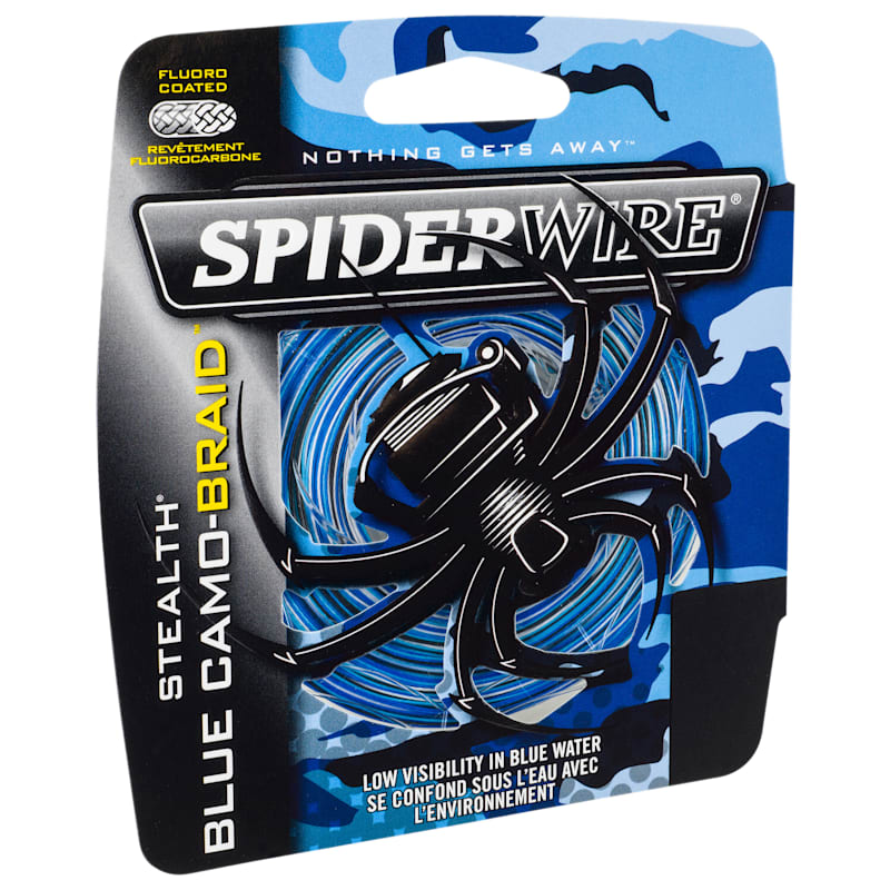 SpiderWire Stealth Blue Camo Braid