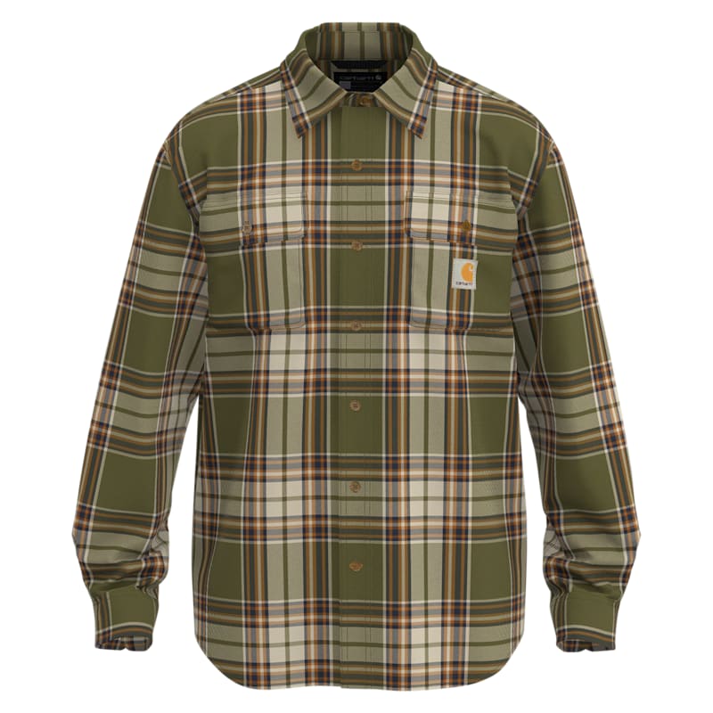 Carhartt Loose-Fit Heavyweight Long-Sleeve Flannel Shirt for Men