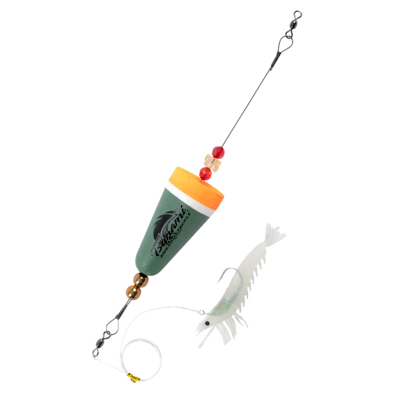 Tsunami Pro Popping Rattle Float Shrimp Rig