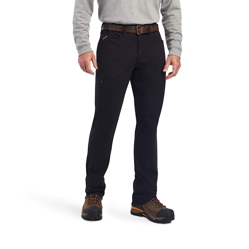 Ariat Rebar M4 Low-Rise DuraStretch Made Tough Stackable Straight-Leg Pants for Men