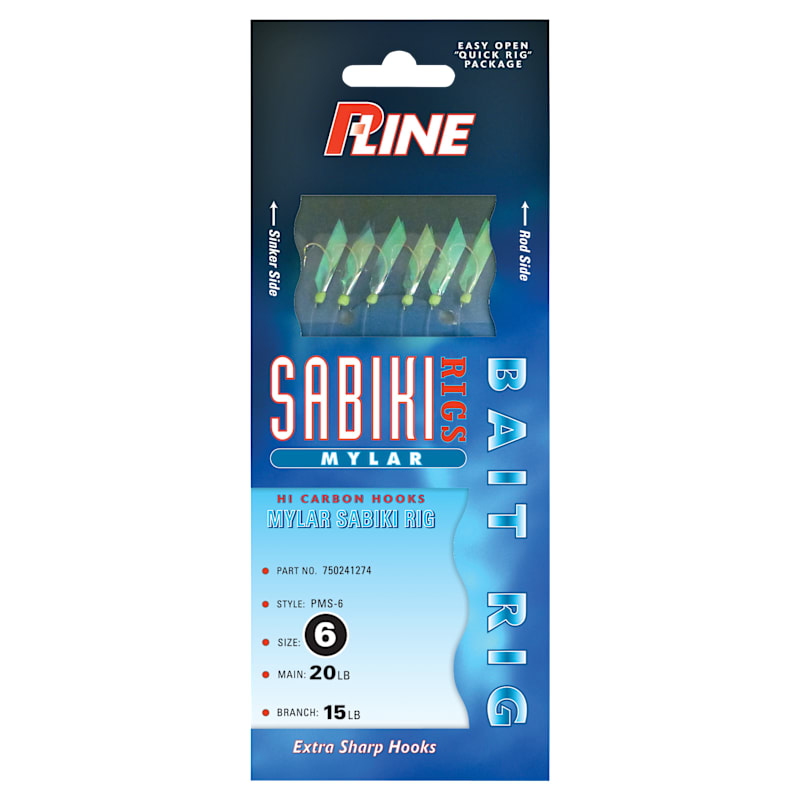 P-Line Mylar Sabiki Rigs