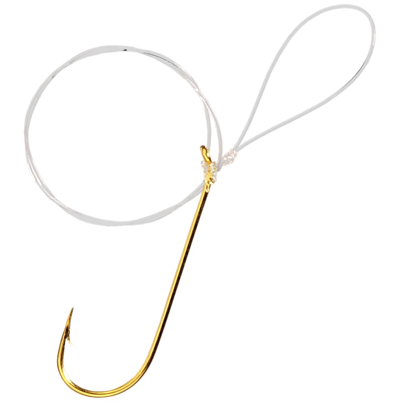 Eagle Claw Snelled Aberdeen Hooks