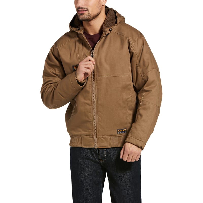 Ariat Rebar DuraCanvas Jacket with Right Chest Pocket for Men