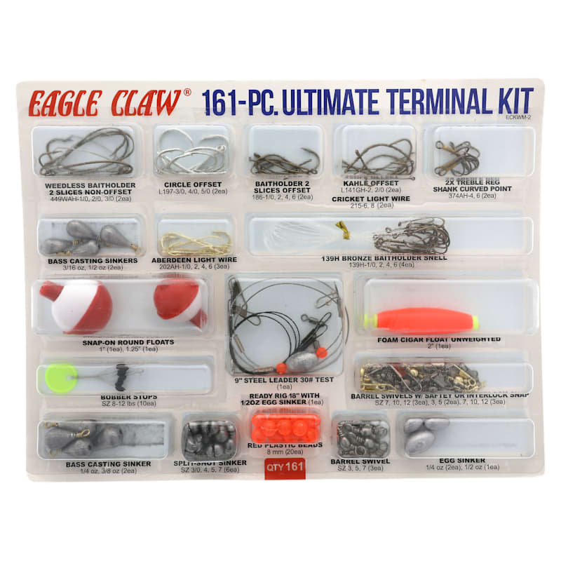 Eagle Claw 161-Piece Ultimate Terminal Kit