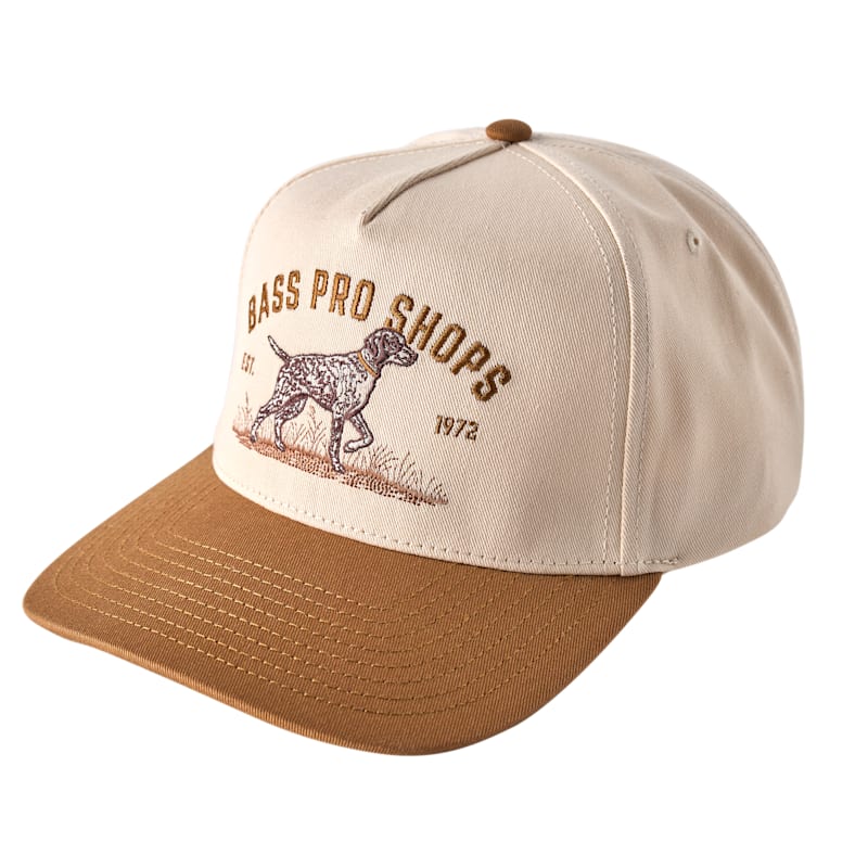 Bass Pro Shops Embroidered Logo Dog Graphic Adjustable Cap