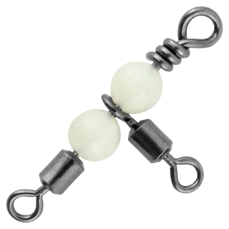 Tsunami Heavy-Duty Rolling T Swivel with Glow Beads