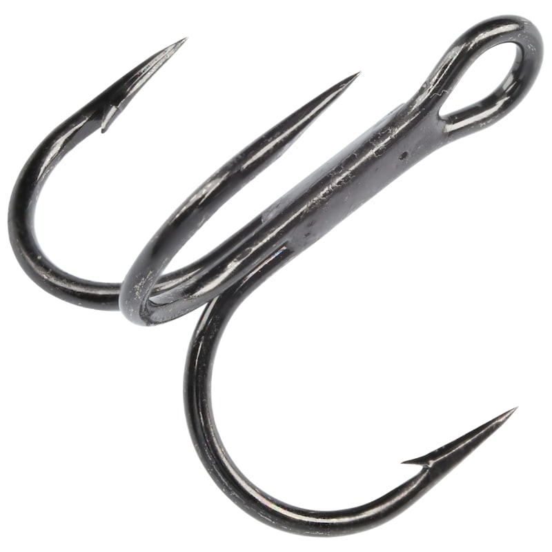 VMC Round-Bend Short-Shank Treble Hooks