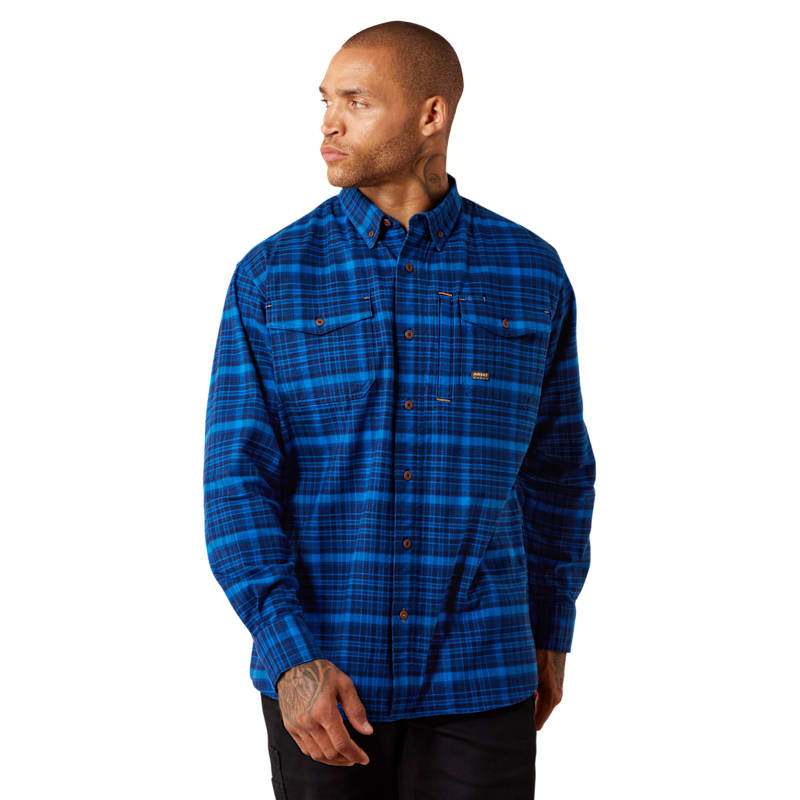 Ariat Rebar Flannel DuraStretch Long-Sleeve Shirt