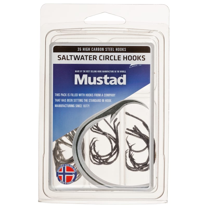 Mustad Saltwater Circle Hook 35-Piece Assortment