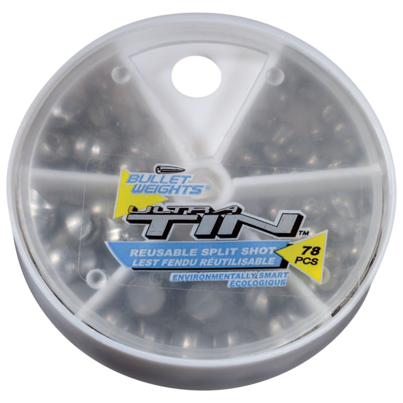 Bullet Weight Reusable Tin Split-Shot Kit