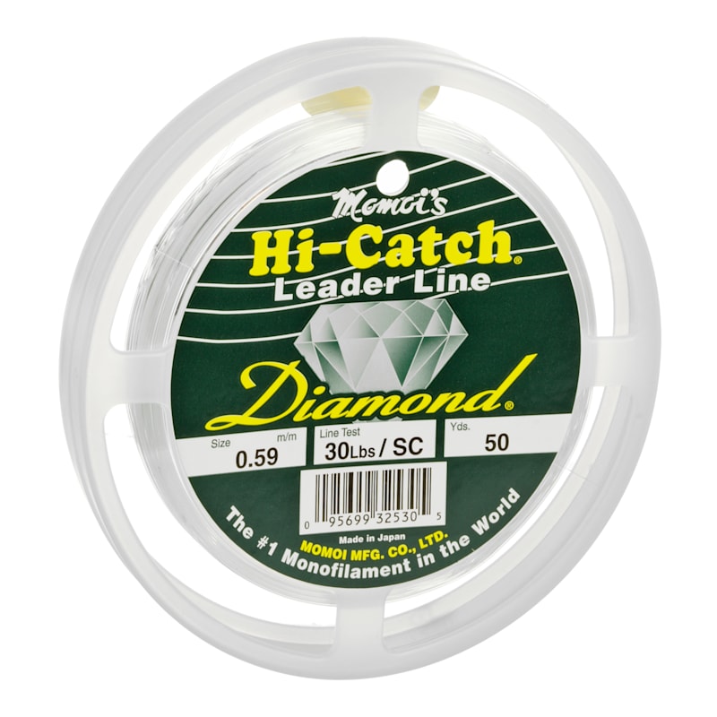 Momoi's Diamond Hi-Catch Monofilament Leader Keeper - 50 Yards