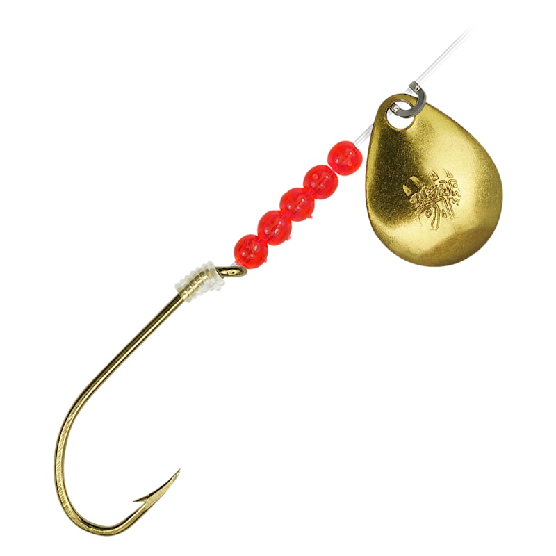 Bear Paw Tackle Flicker Snelled Short Shank Hook