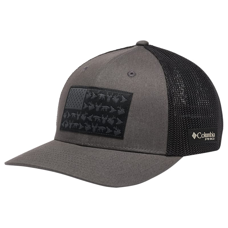 Columbia PHG Game Flag Mesh Ball Cap