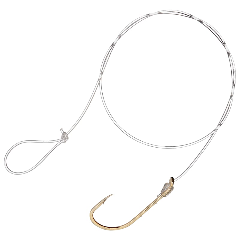 Sea Striker Gold Baitholder Snelled Hook
