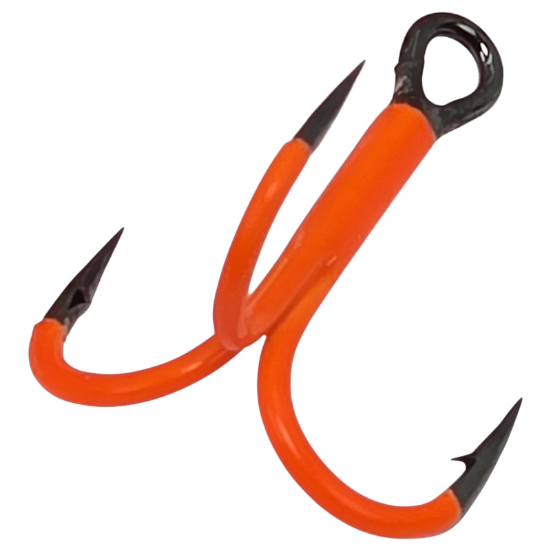 Gamakatsu Fluorescent Series Round-Bend Treble Hook