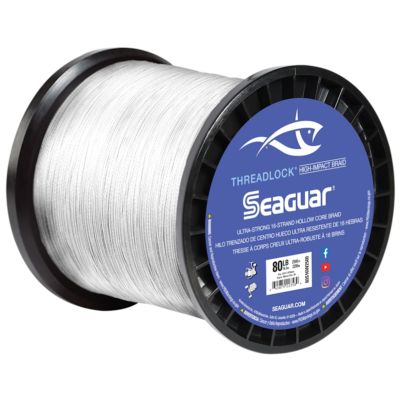 Seaguar Threadlock Hollow Core Braided Fishing Line