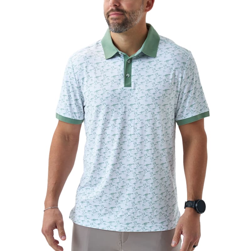 BURLEBO Performance Short-Sleeve Polo