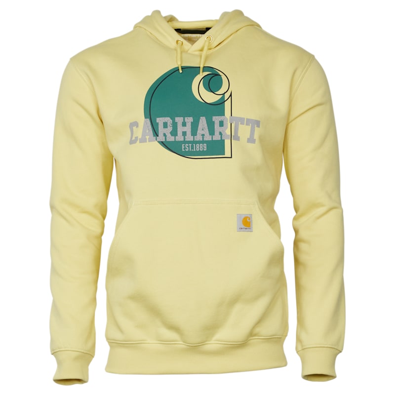 Carhartt Loose-Fit Midweight Logo Graphic Long-Sleeve Hoodie for Men