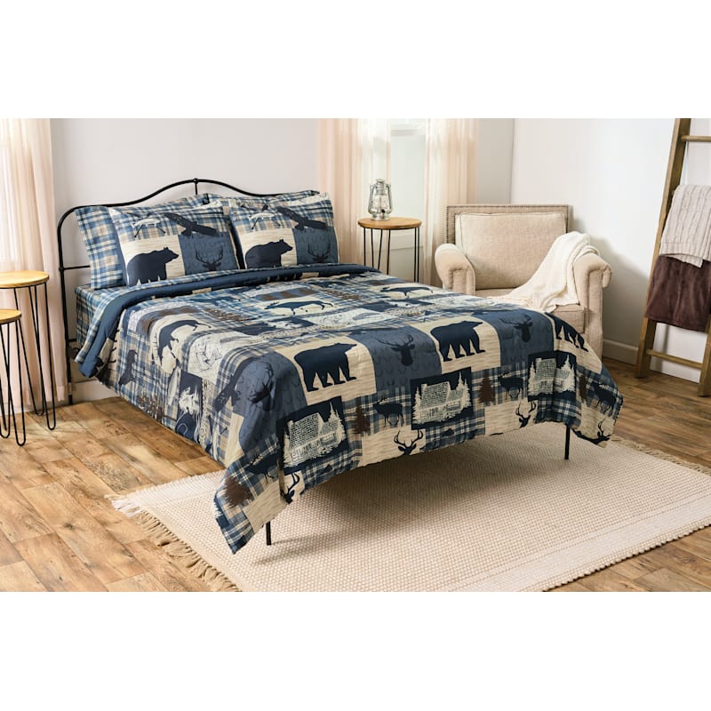 White River Home Nature's Excursion Collection Microfiber Bedding Set
