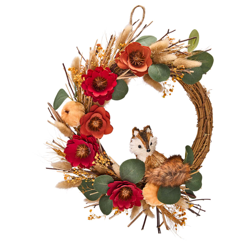Bass Pro Shops Fall Wreath with Fox Wall Decor