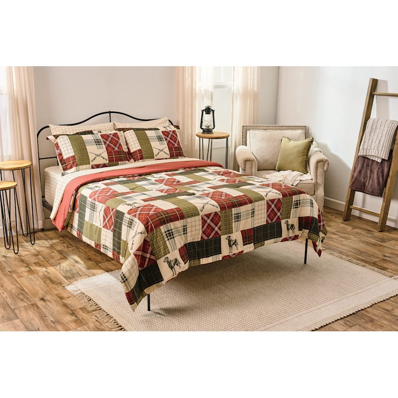 White River Home Retriever's Lodge Collection Microfiber Bedding Set