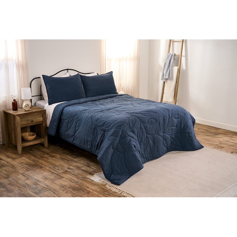 White River Home Soft Wash Quilted Comforter Set