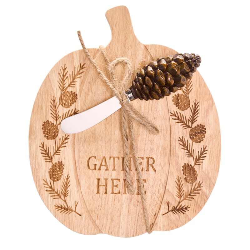 Bass Pro Shops Wood Pumpkin Board with Spreader