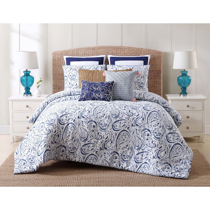 Oceanfront Resort Indienne Paisley Bedding Collection Comforter Set