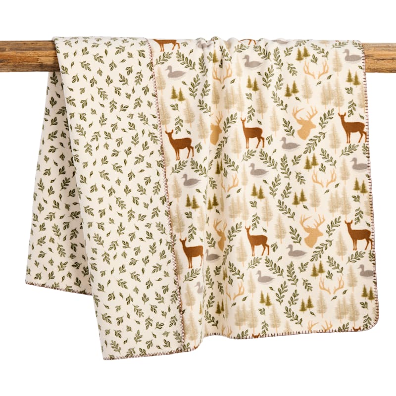 White River Home Plush Knit Throw Blanket