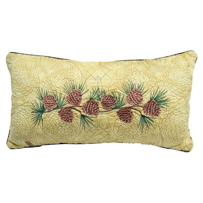 Donna Sharp Cabin Rising Pine Cone Bedding Collection Rectangular Pillow