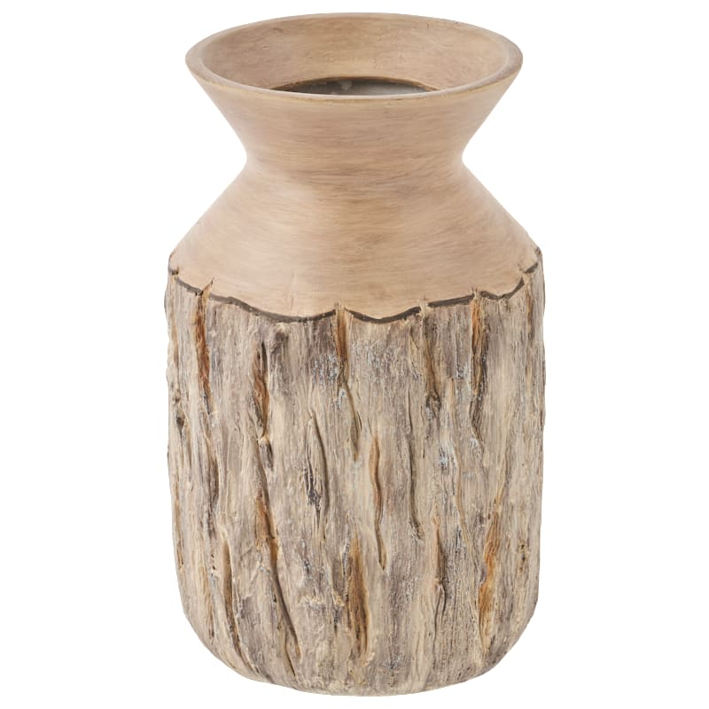 White River Home Faux-Wood Decorative Vase