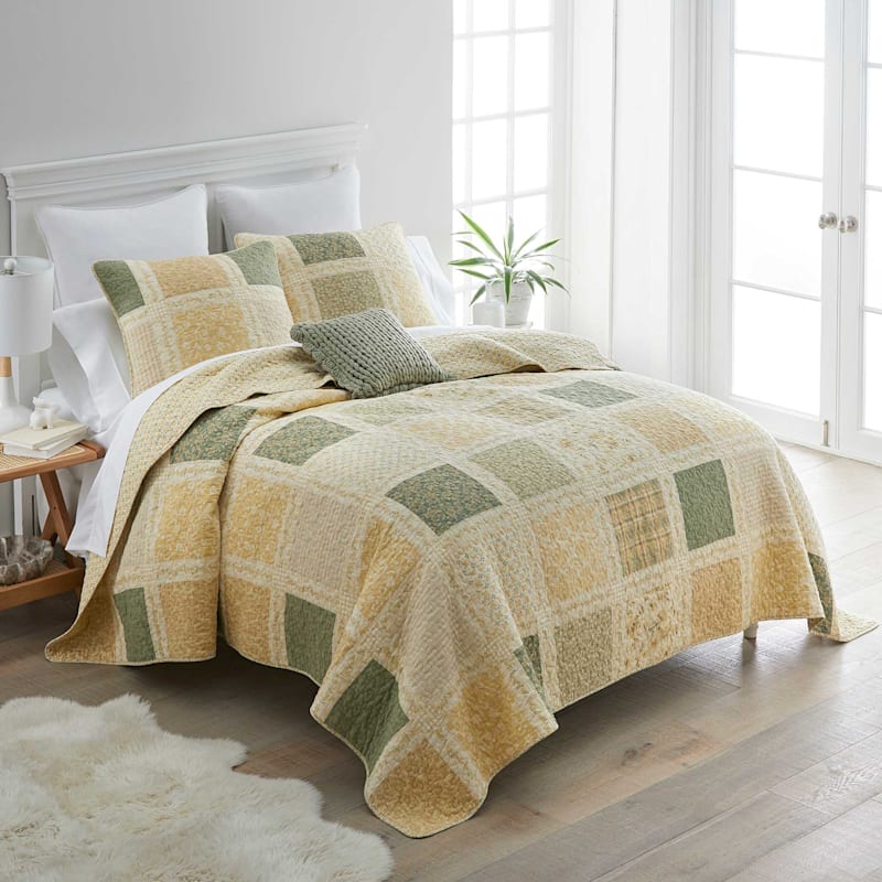 Donna Sharp Meadow Cotton 2-Piece Quilt Set