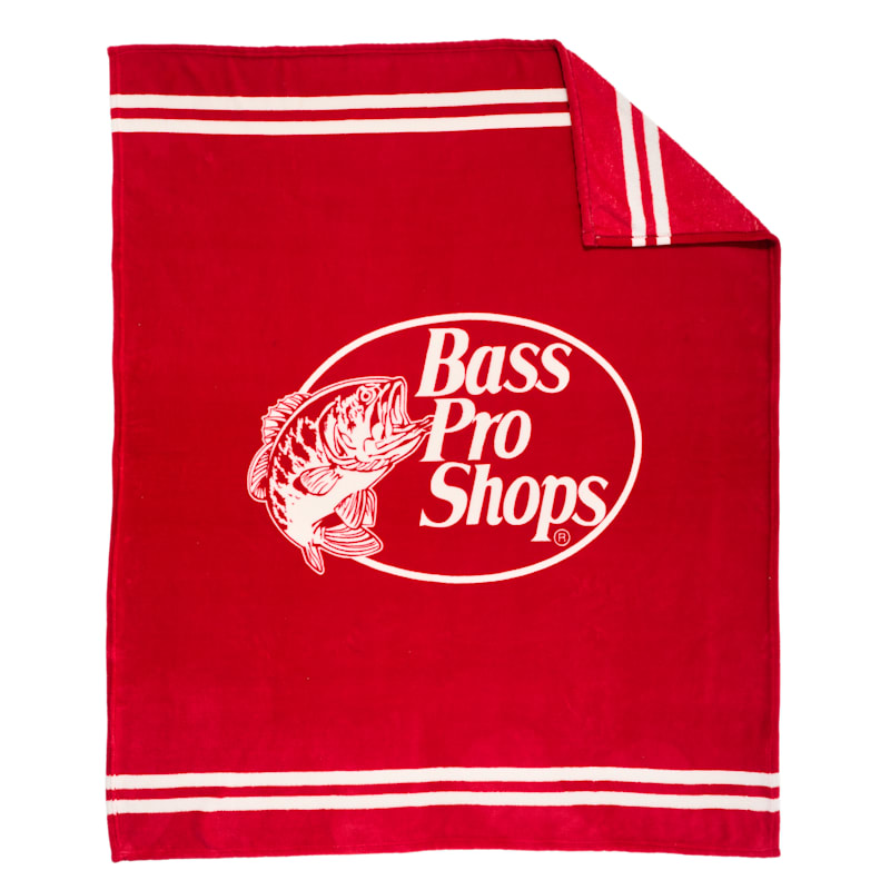 Bass Pro Shops Coral Fleece Throw Blanket