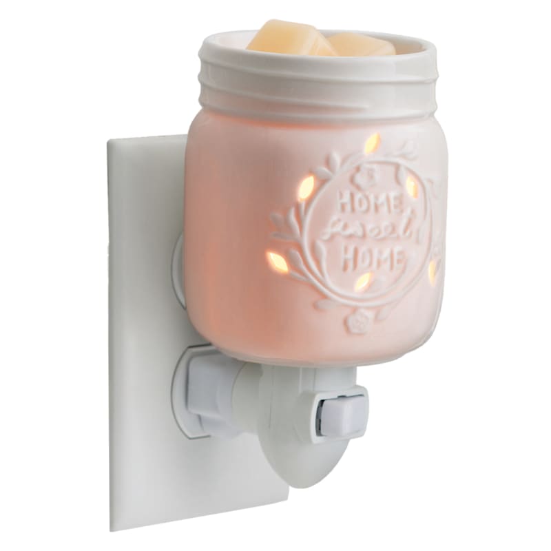 Candle Warmers Etc. Glass Mason Jar Pluggable Fragrance Warmer