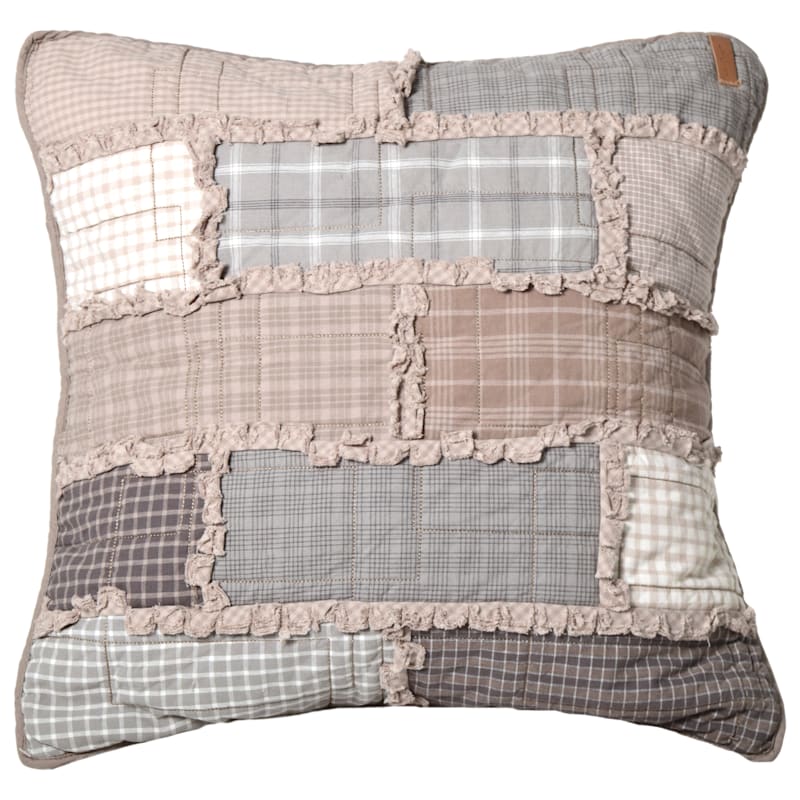 Donna Sharp Smoky Cobblestone Bedding Collection Quilted Pillow