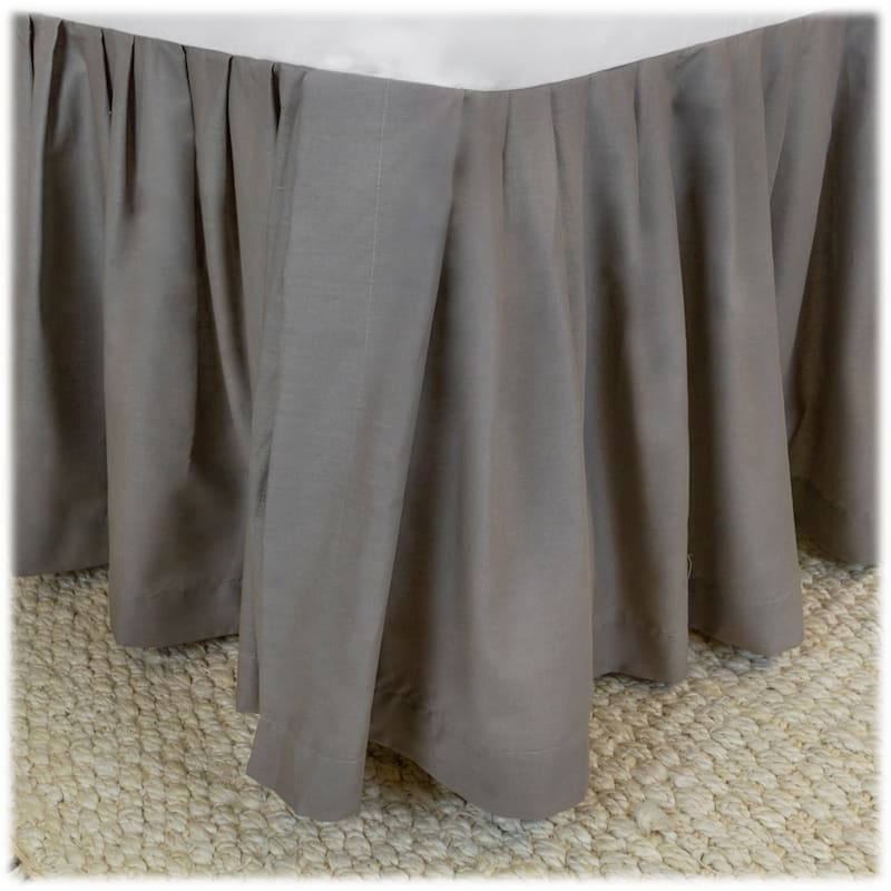 Donna Sharp Smoky Mountain Bedding Collection Taupe Gathered Bed Skirt