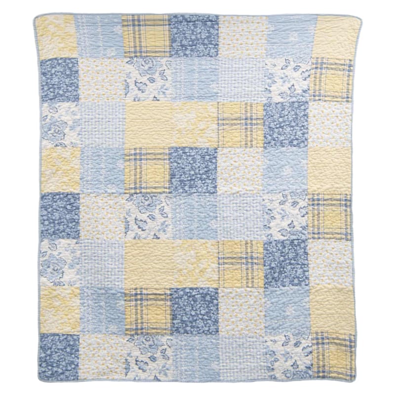 Donna Sharp Cotton Spring Flowers Throw Blanket