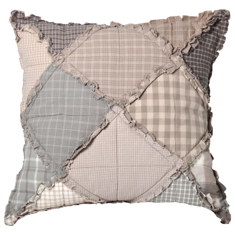 Donna Sharp Smoky Mountain Bedding Collection Rag Quilt Pillow