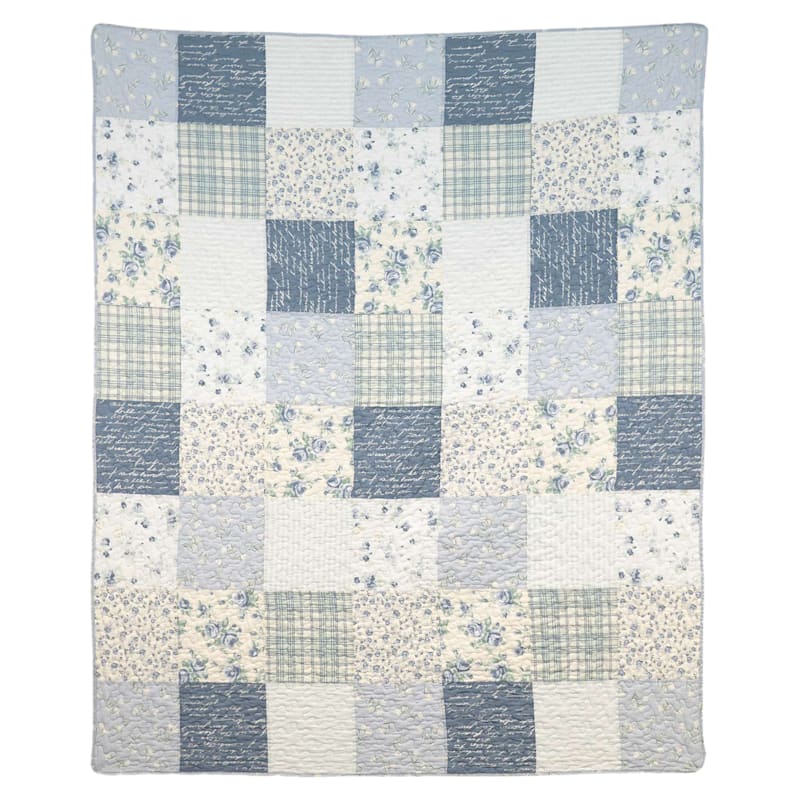 Donna Sharp Blue Pastures Cotton Throw