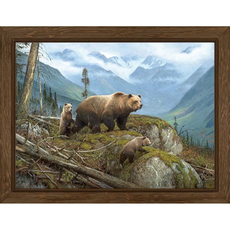 Rocky Mountain Publishing Griz Country Canvas Giclee by Hayden Lambson