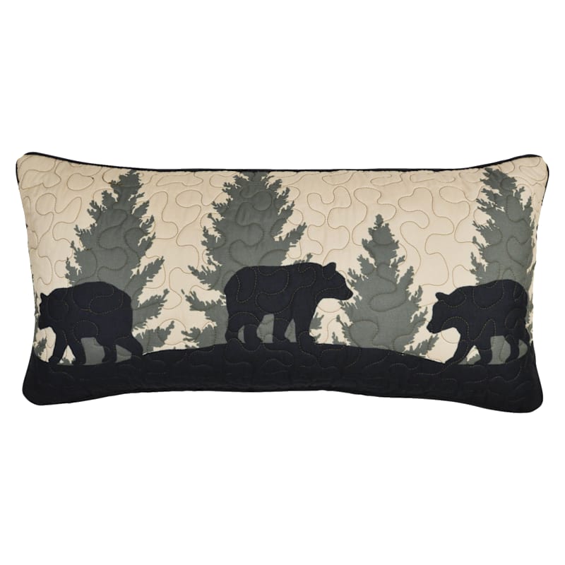Donna Sharp Bear Walk Plaid Bedding Collection Rectangular Pillow