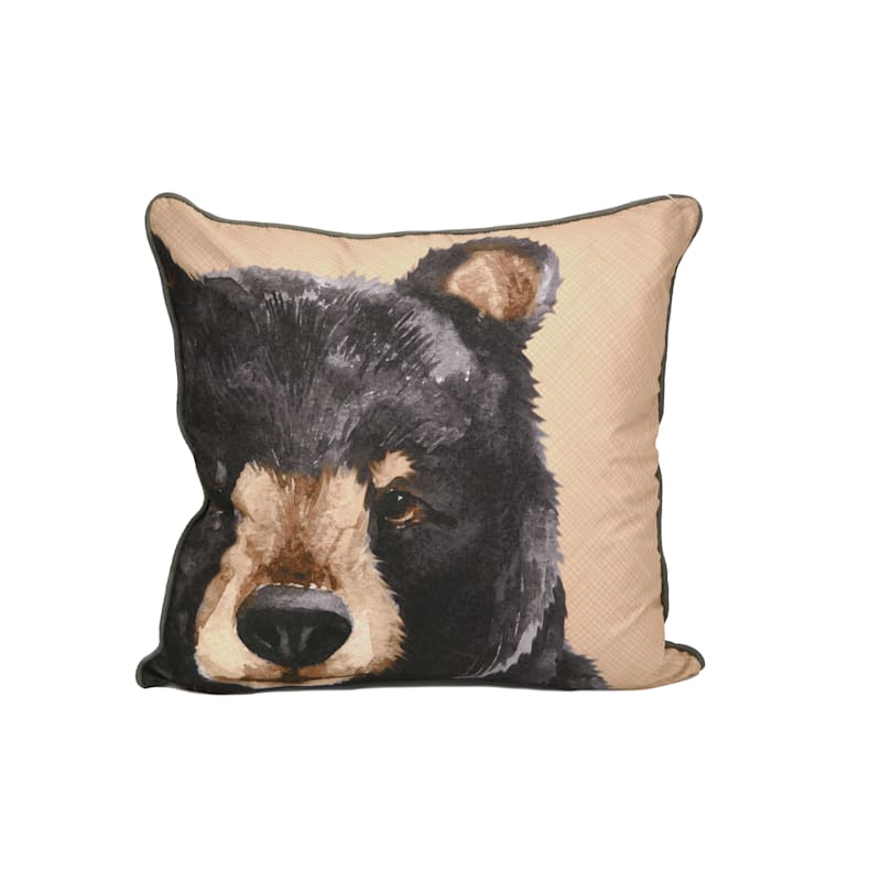 Donna Sharp Canoe Trip Bedding Collection Bear Decorative Pillow