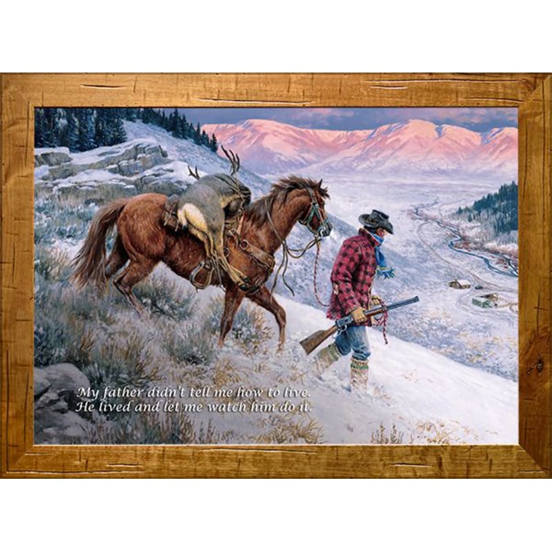 Rocky Mountain Publishing No Place Like Home Inspirational Canvas Giclee by Clark Kelley Price
