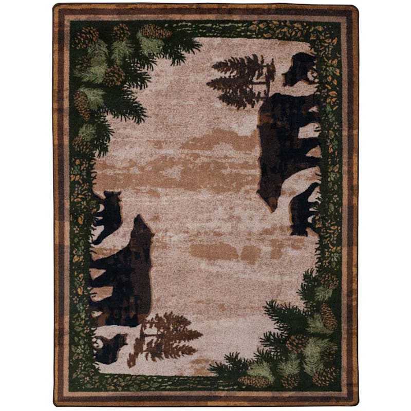 American Dakota Timber Bears Rug