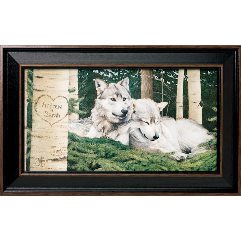 Personalized Wolves Print by Scott Kennedy