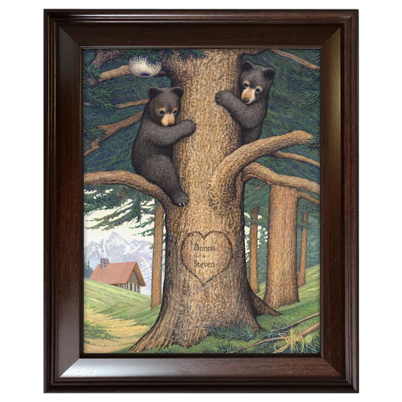 Scott Kennedy Honey Bears Personalized Framed Art