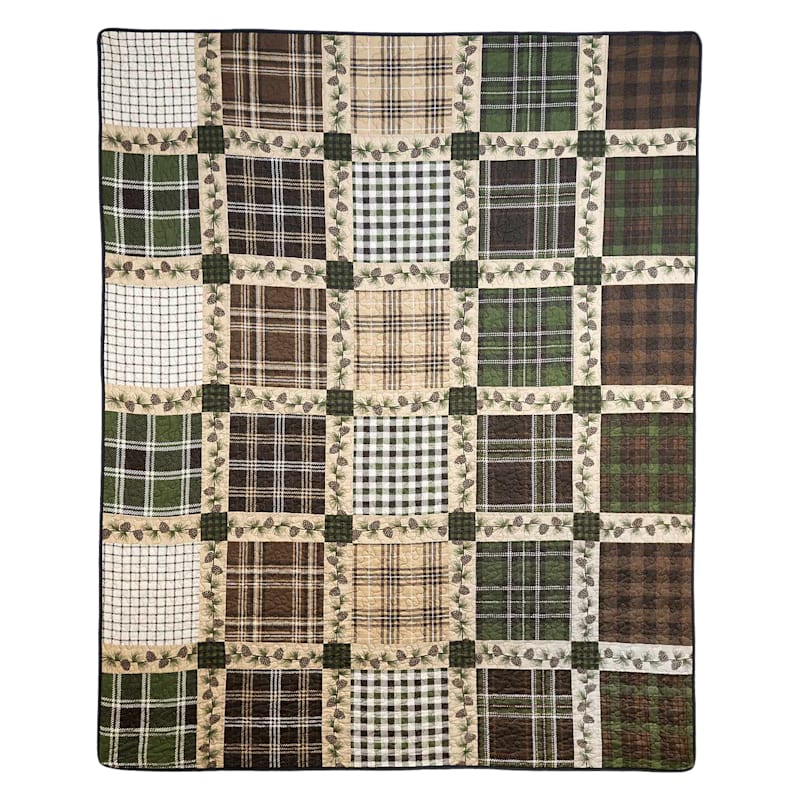 Donna Sharp Pine Patch Cotton Lap Quilt